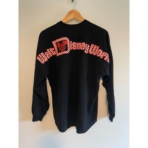 Disney Parks Walk Disney World Candy cane Christmas Black Spirit Jersey XS